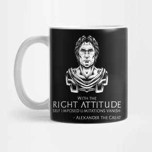 Ancient Greek History - Motivating Alexander The Great Quote Mug